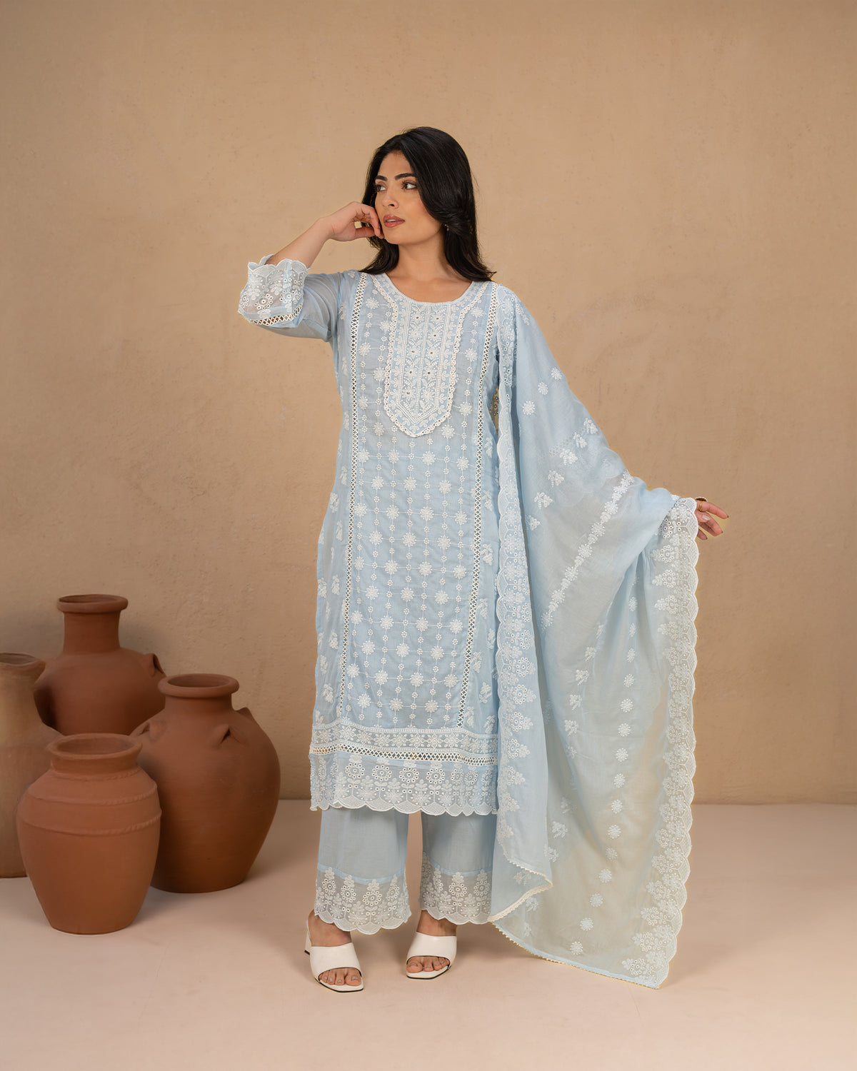 Muktika Mul Cotton Suit Set