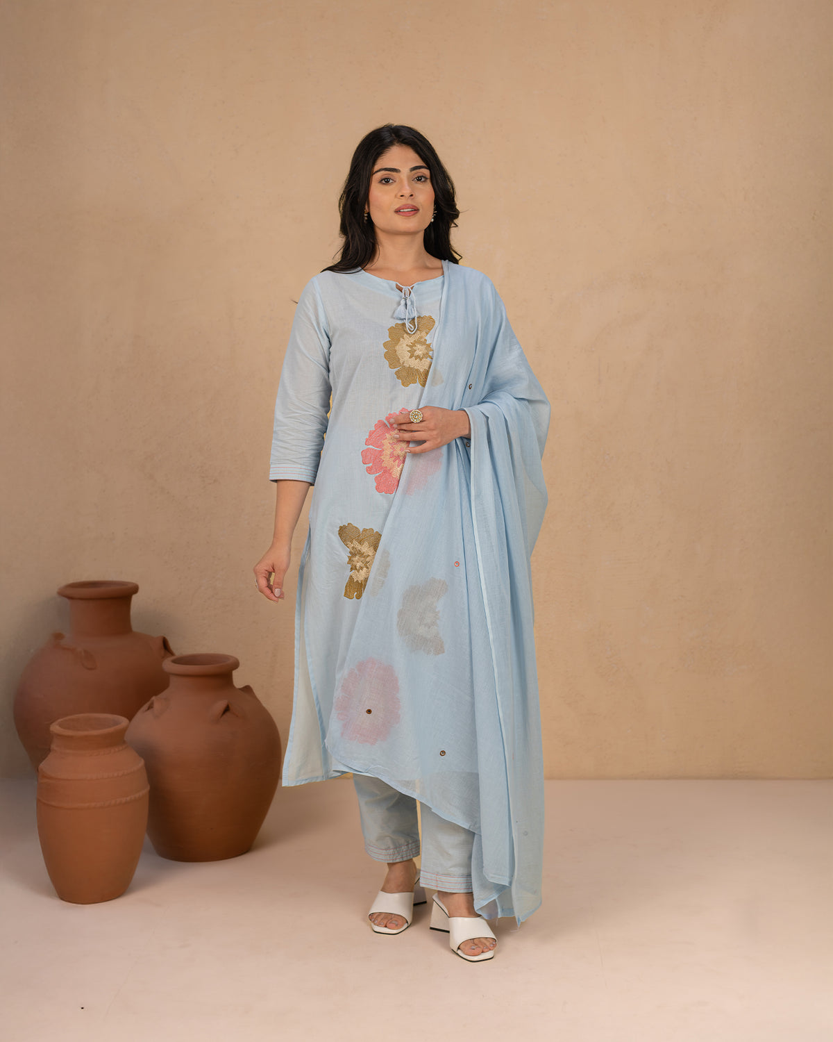 Kundanika Cotton Suit Set