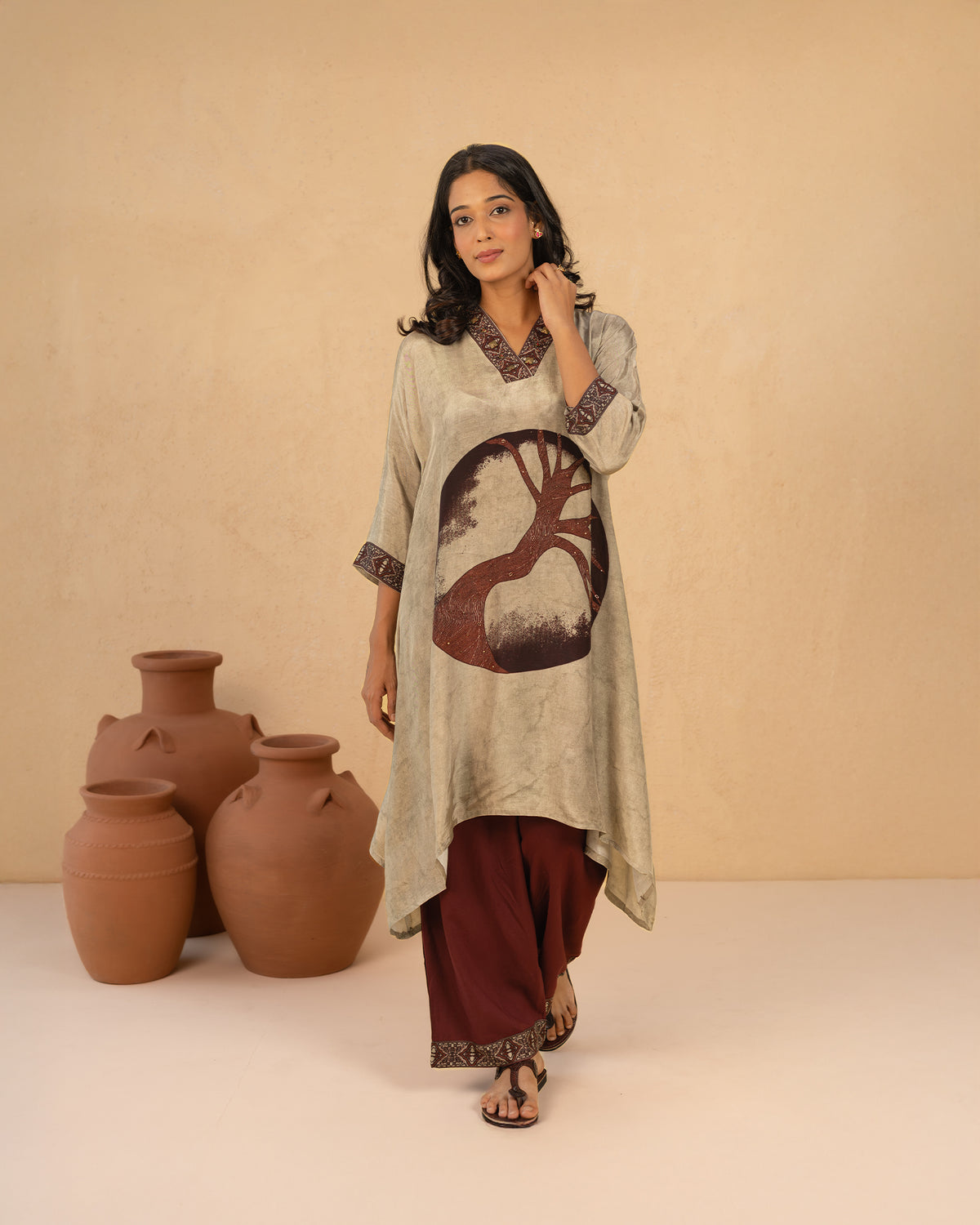 Aqeeq Silk Co-ord Set