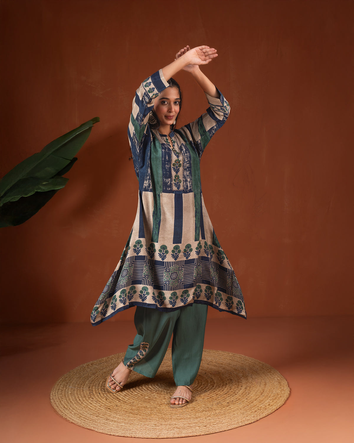 Zamarrud Silk Co-ord Set