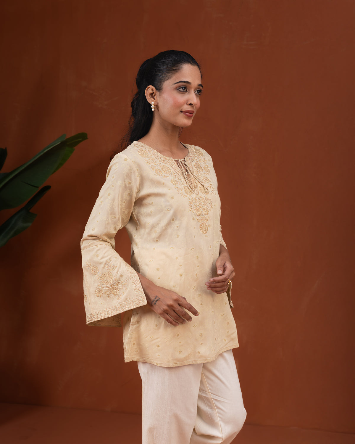 Mauktika Cotton Short Kurti
