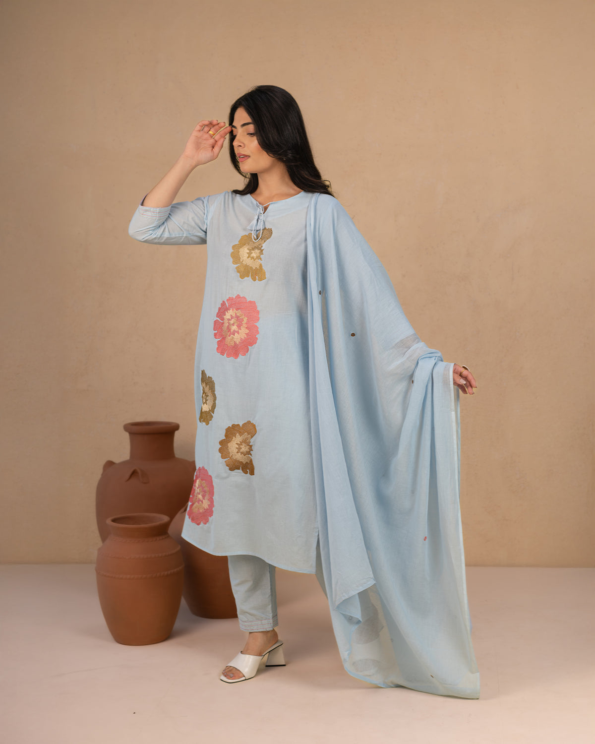 Kundanika Cotton Suit Set