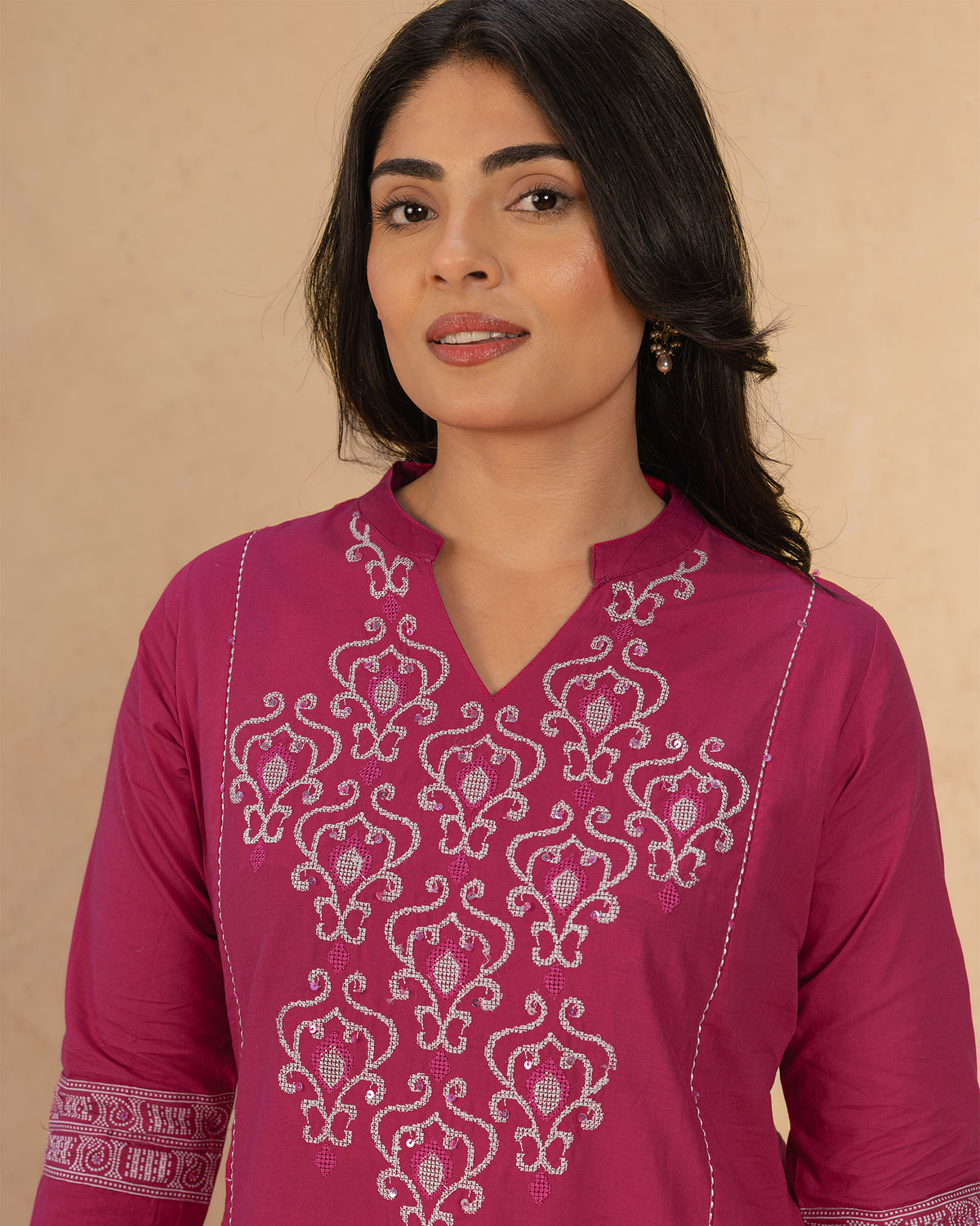 Padmaraga Cotton Suit Set
