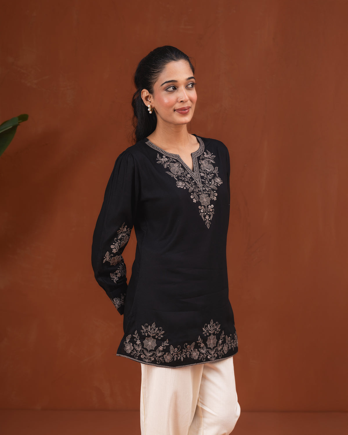 Onyx Cotton Short Kurti