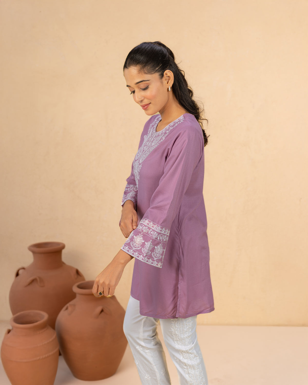 Jamunia Cotton Short Kurti