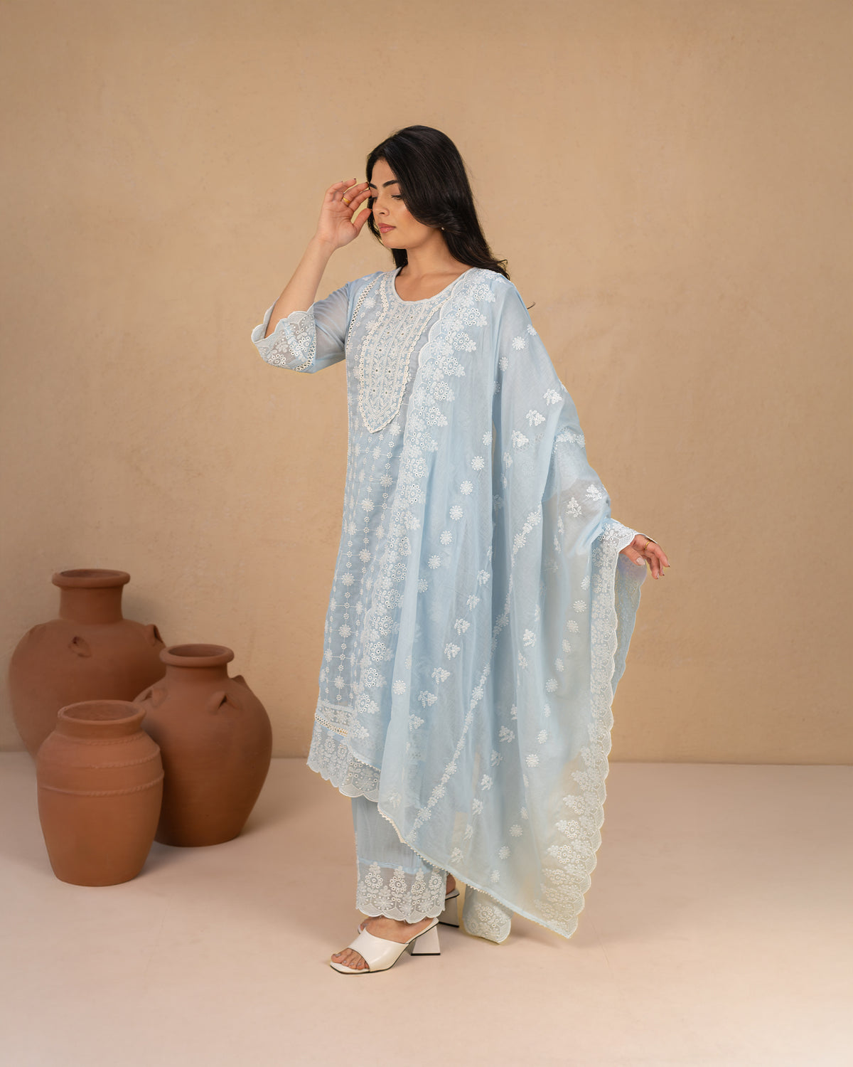 Muktika Mul Cotton Suit Set