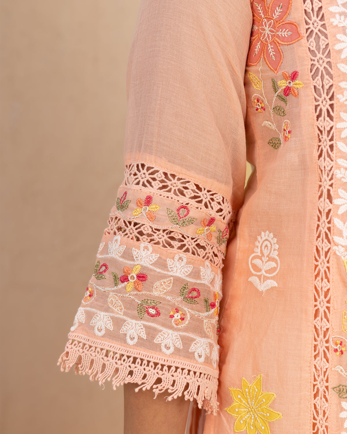 Meenakari Cotton Suit Set