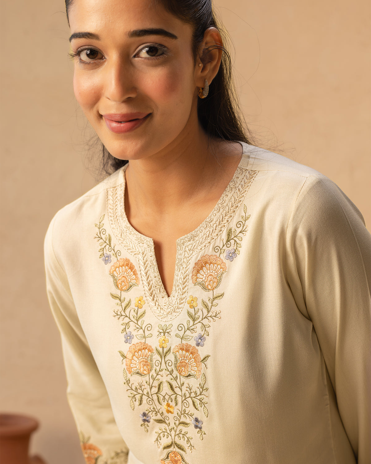 Kundanika Cotton Short Kurti