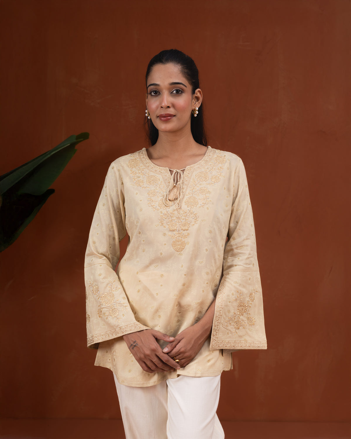 Mauktika Cotton Short Kurti