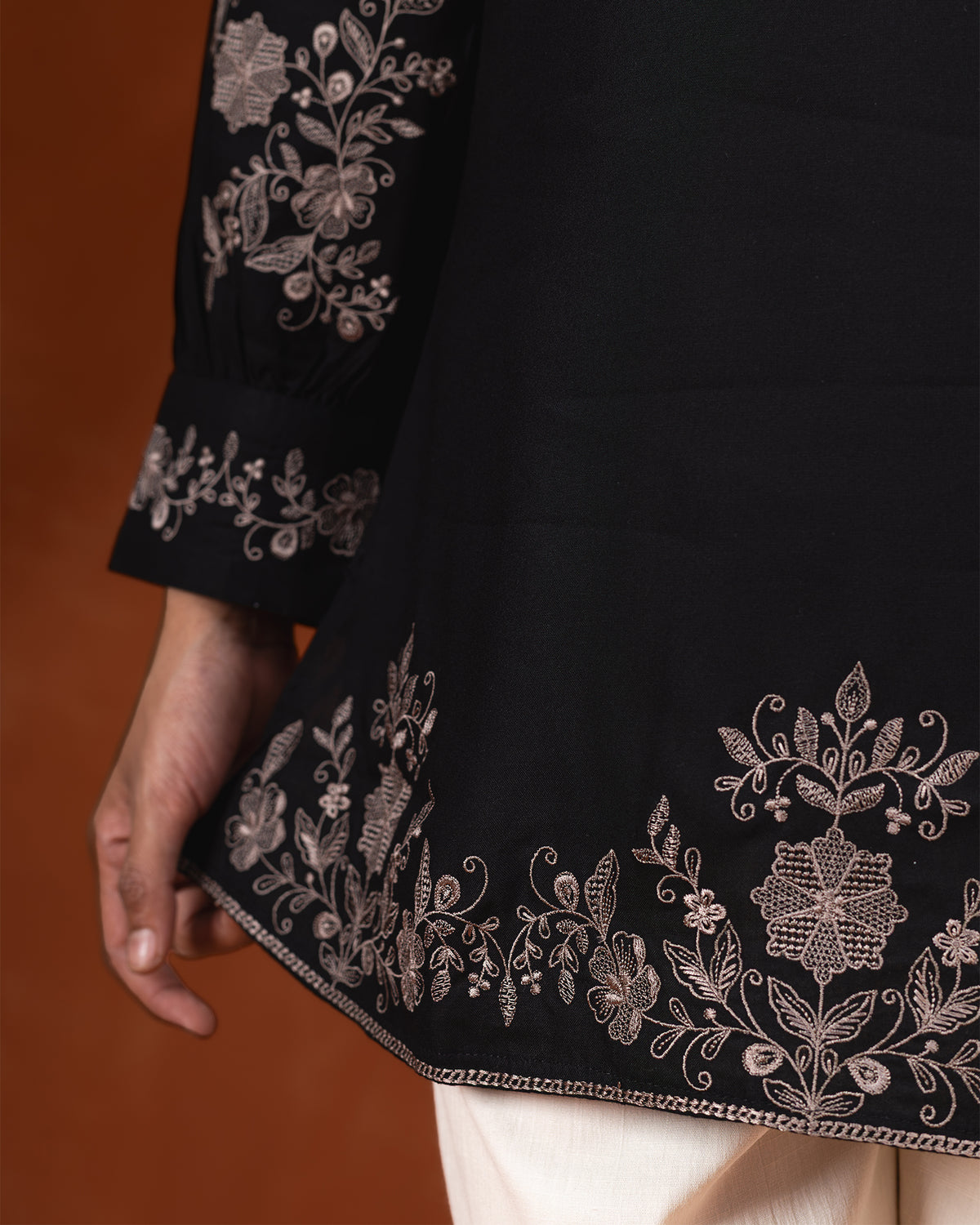 Onyx Cotton Short Kurti