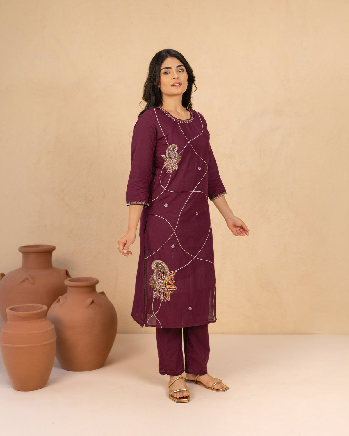 Tamraja Cotton Suit Set