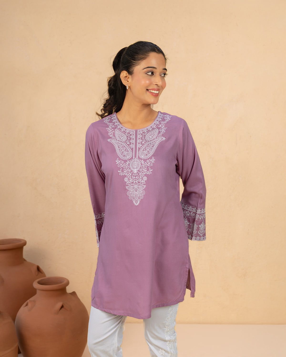 Jamunia Cotton Short Kurti