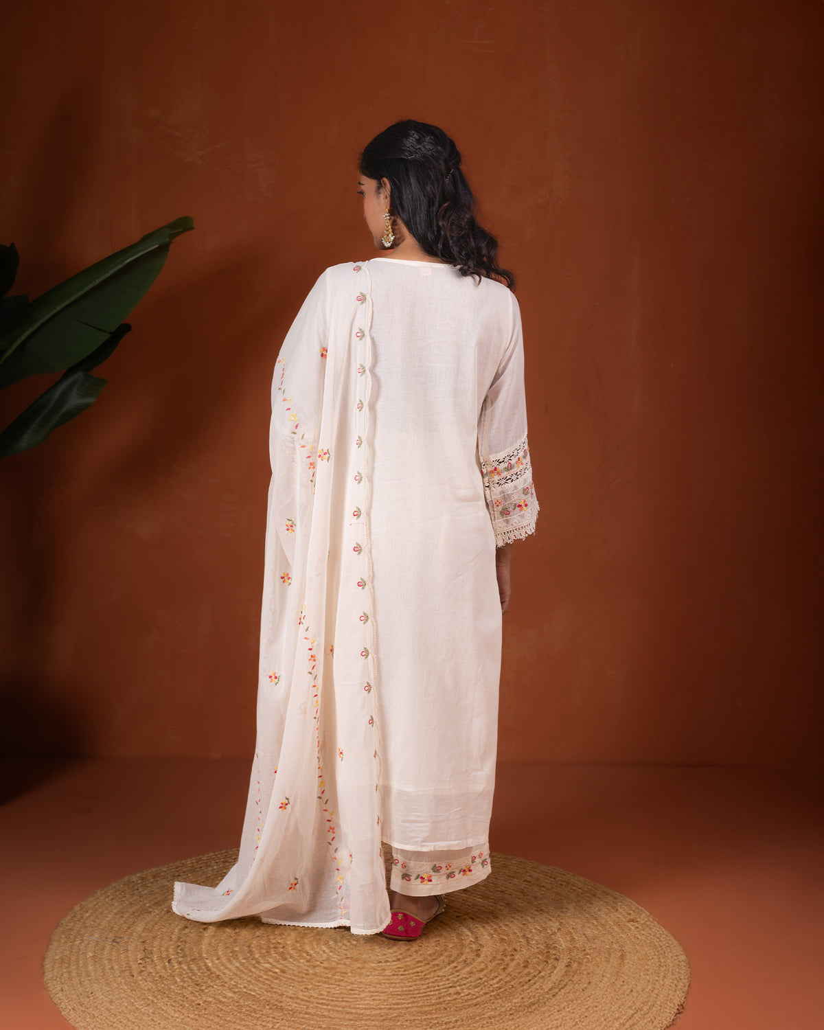 Meenakari Cotton Suit Set