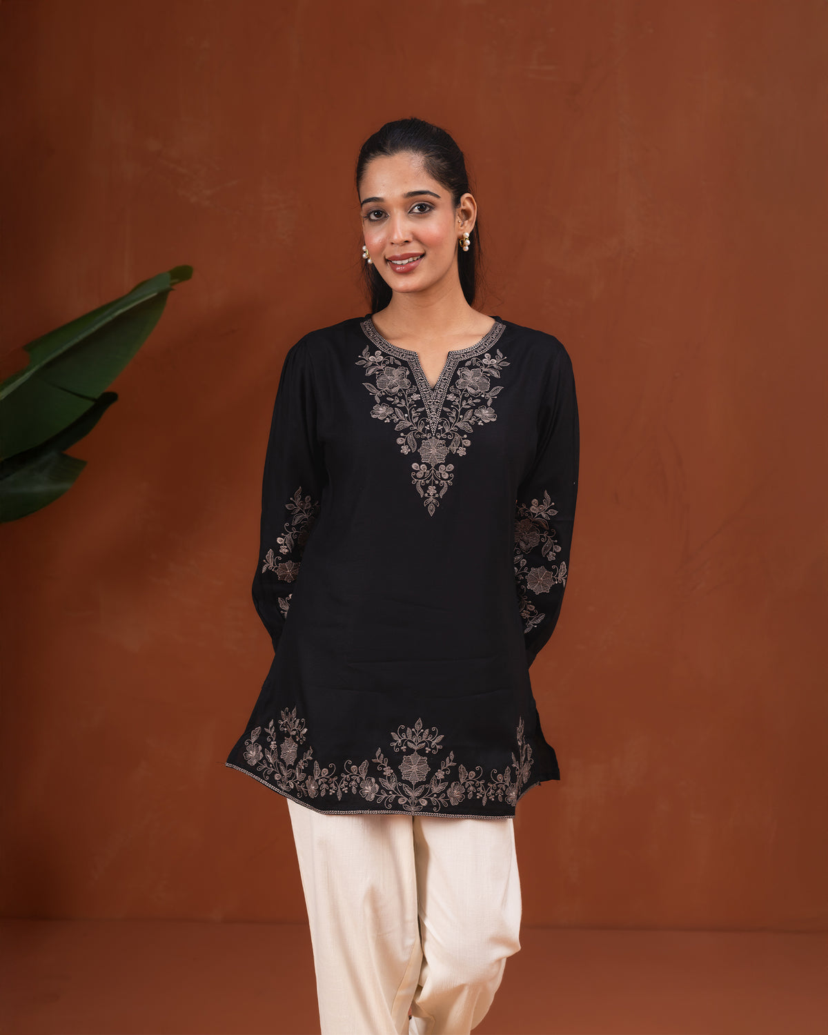 Onyx Cotton Short Kurti