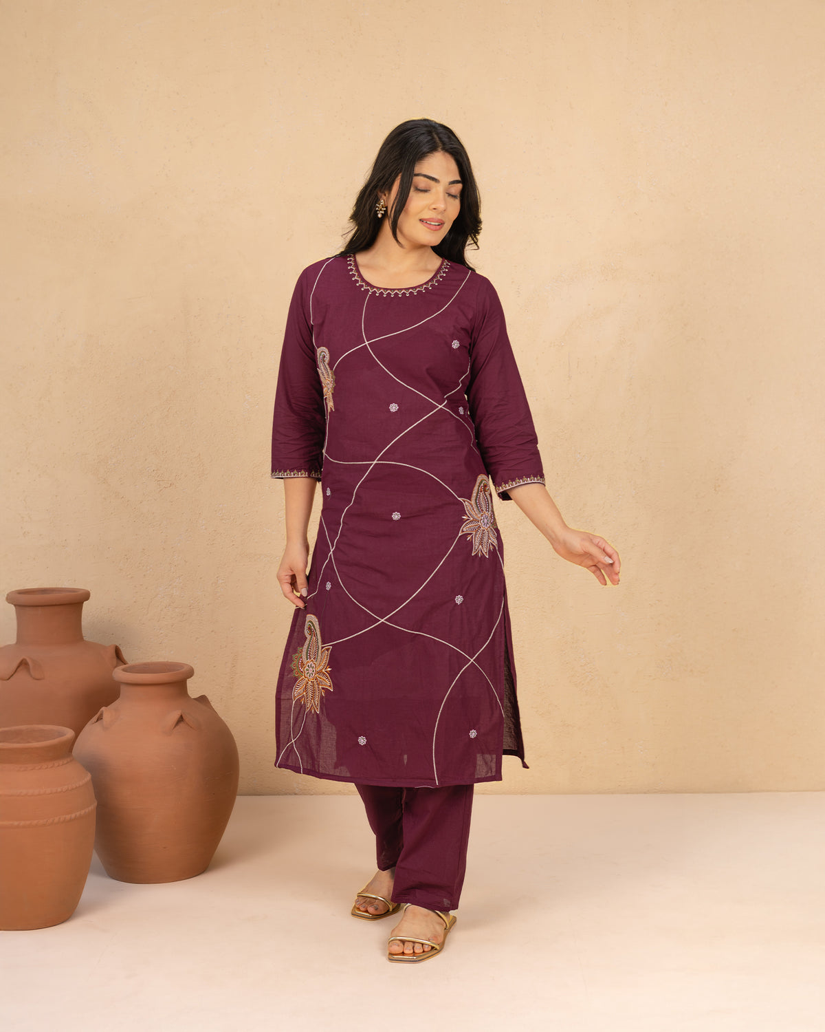 Tamraja Cotton Suit Set
