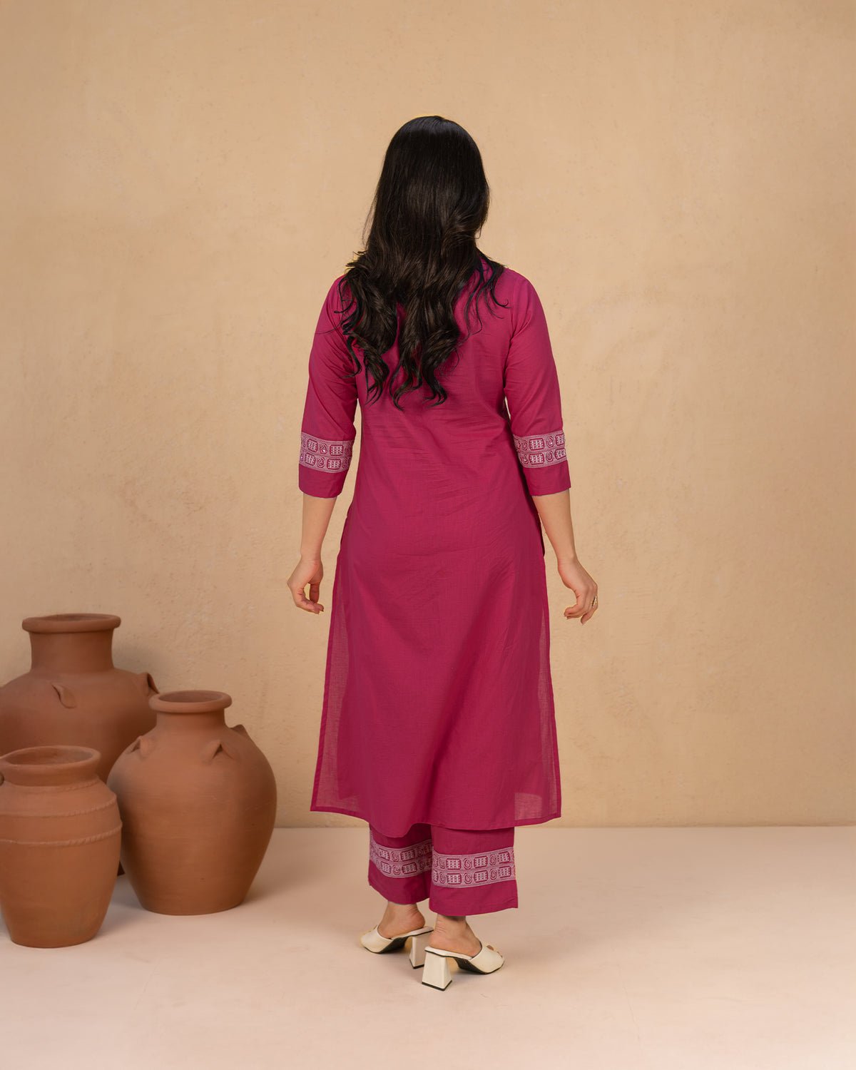 Padmaraga Cotton Suit Set