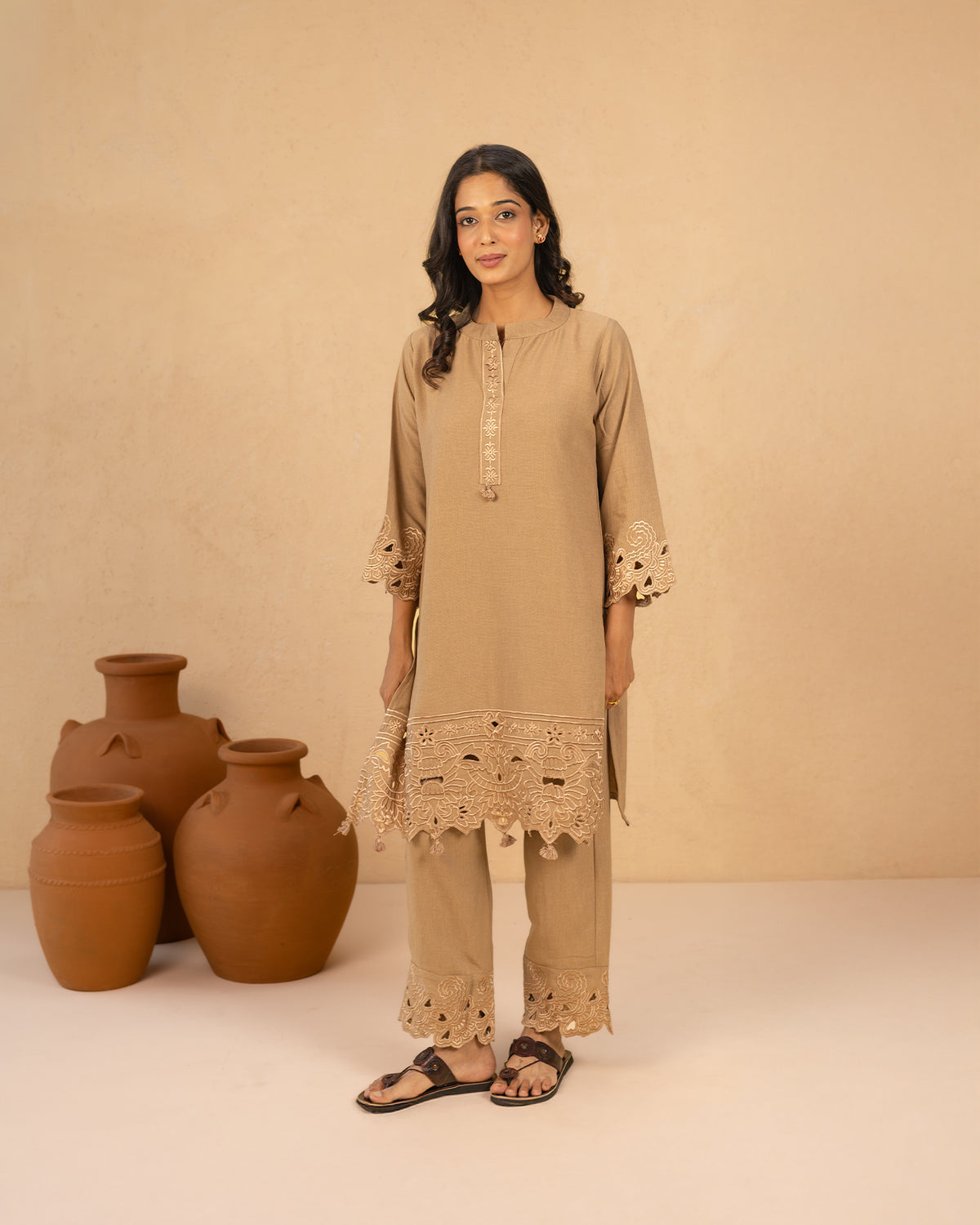 Zareen Linen Co-ord Set