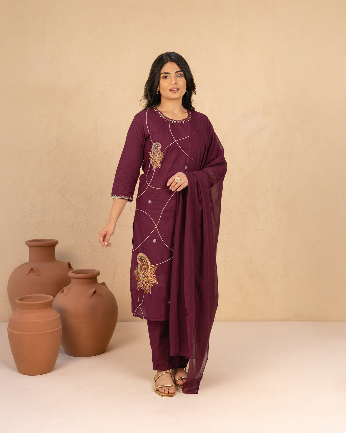 Tamraja Cotton Suit Set